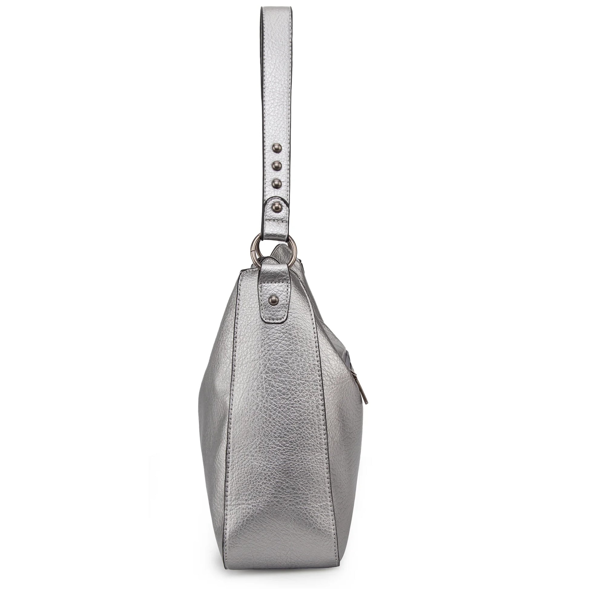 Hobo Bag for Women Crossbody Purse and Handbags Ladies Chic Shoulder Bags, Pearl Silver